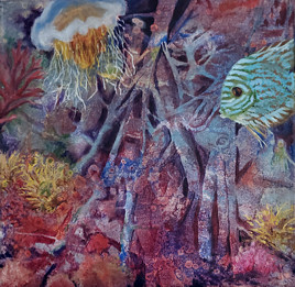 impressionist underwater scene